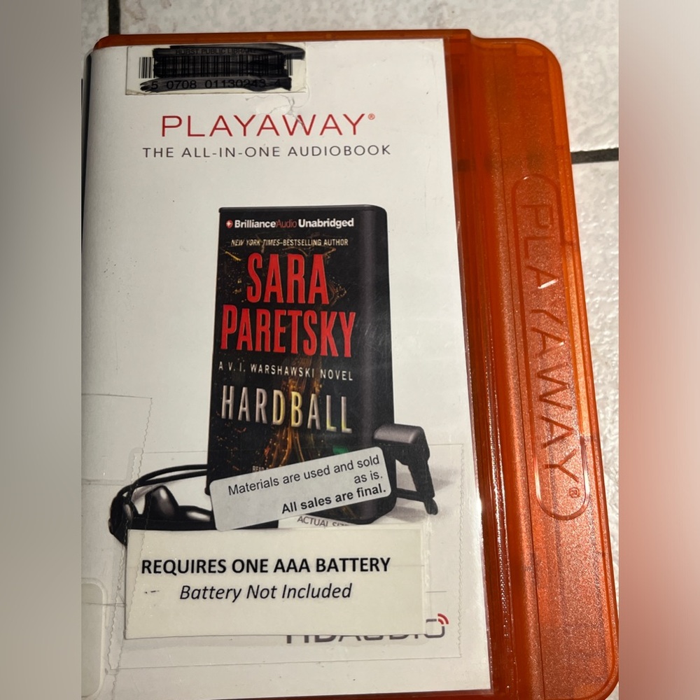Hardball PLAYAWAY The All-In-One Audiobook .